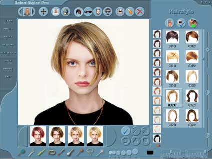 Salon Styler Pro is the salon industry's leading hairstyle imaging software, 